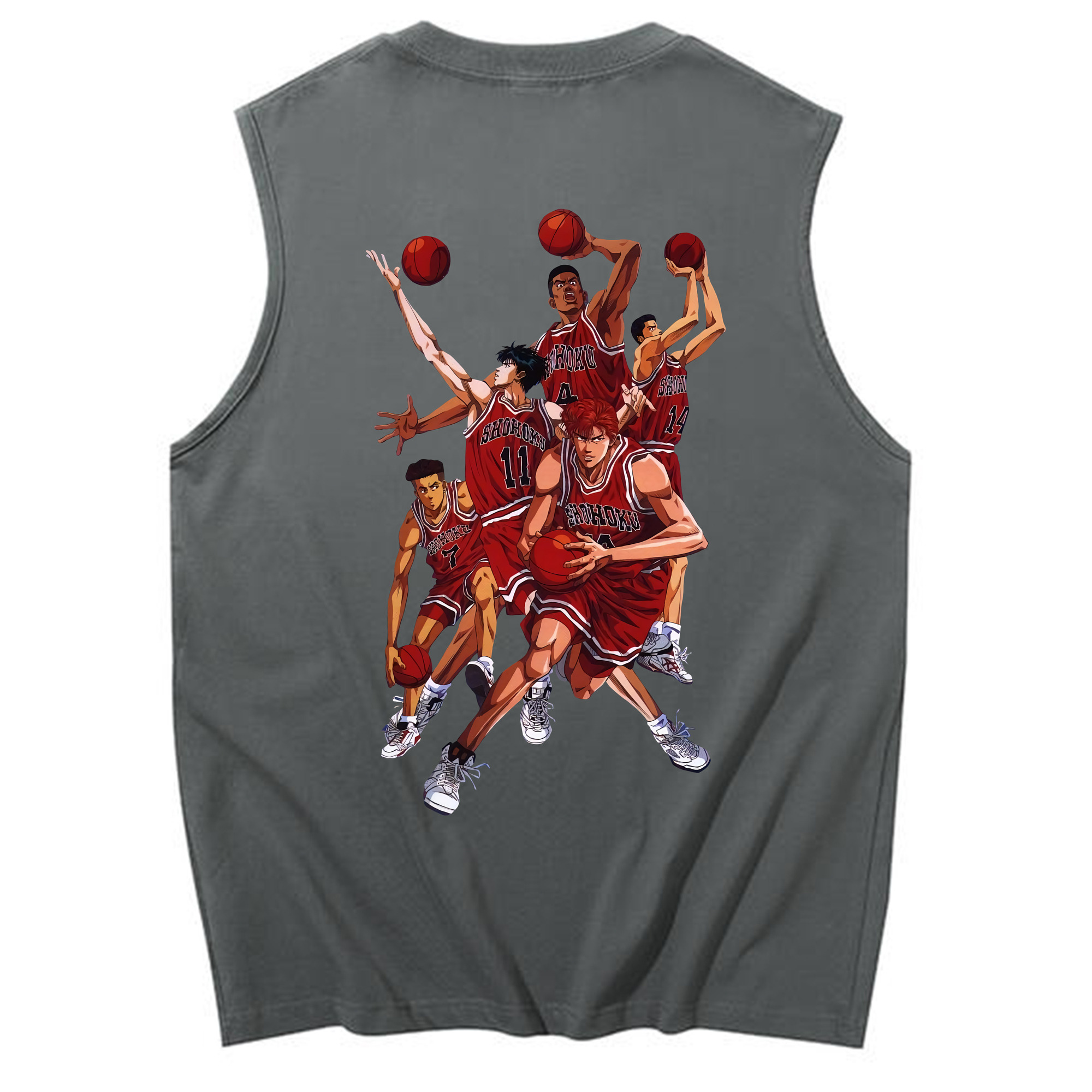 （画像用） SLAM DUNK／スラムダンク コットン100％タンクトップ（背面プリント）